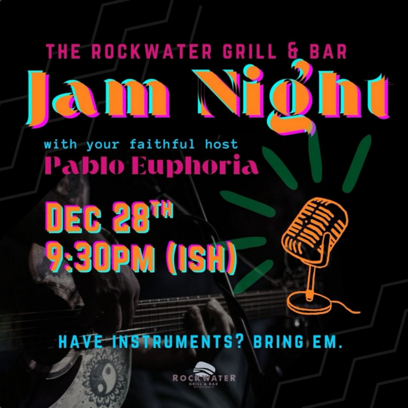 Jam Night - Jun 11th @ Rockwater Grill & Bar