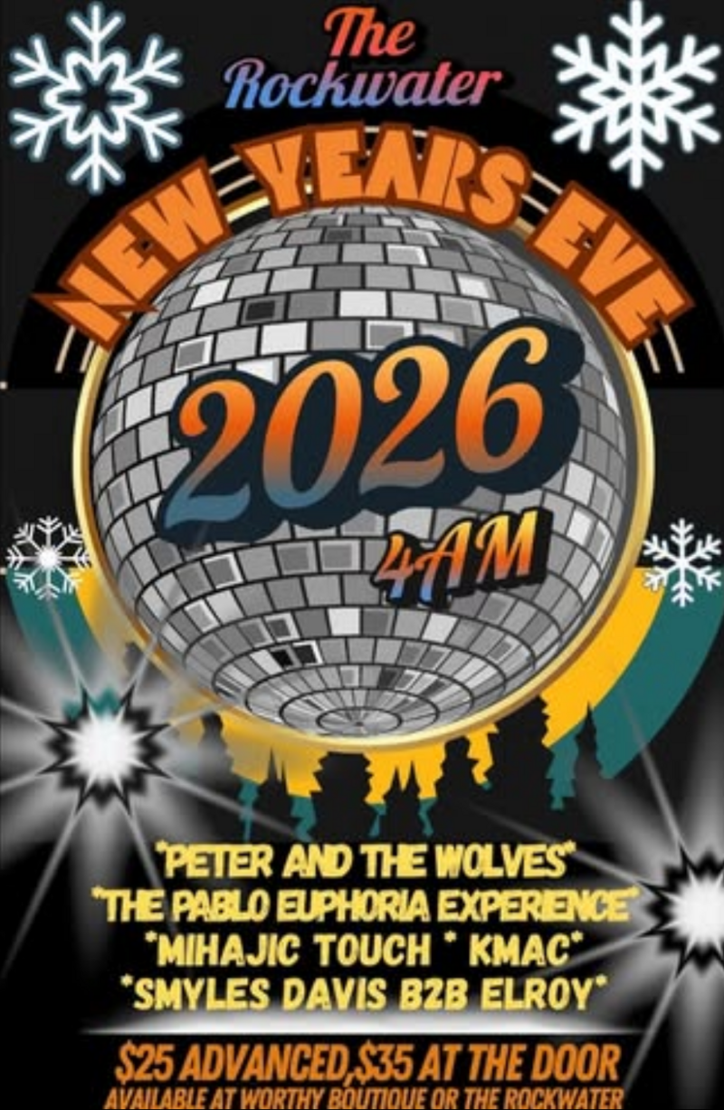 New Years Eve 2026 at The Rockwater - May 8th @ Rockwater Grill & Bar