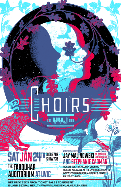 The Choirs YYJ Winter Concert with Jay Malinowski & Stephanie Cadman - May 1st @ The Farquhar at UVic