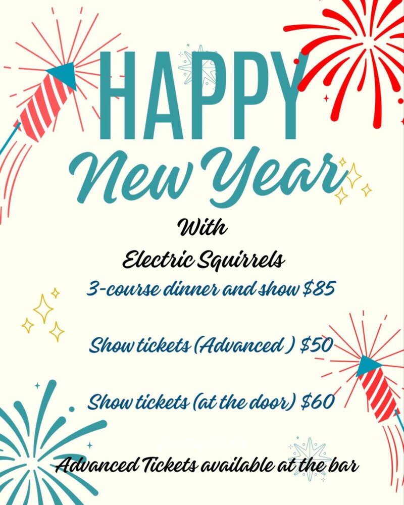 Happy New Year with Electric Squirrels @ Canmore Legion - Dec 31, 2025