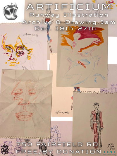 ARTIFICIUM: Runway Illustration Archive & Drawing Jam - May 7th @ The Ministry of Casual Living