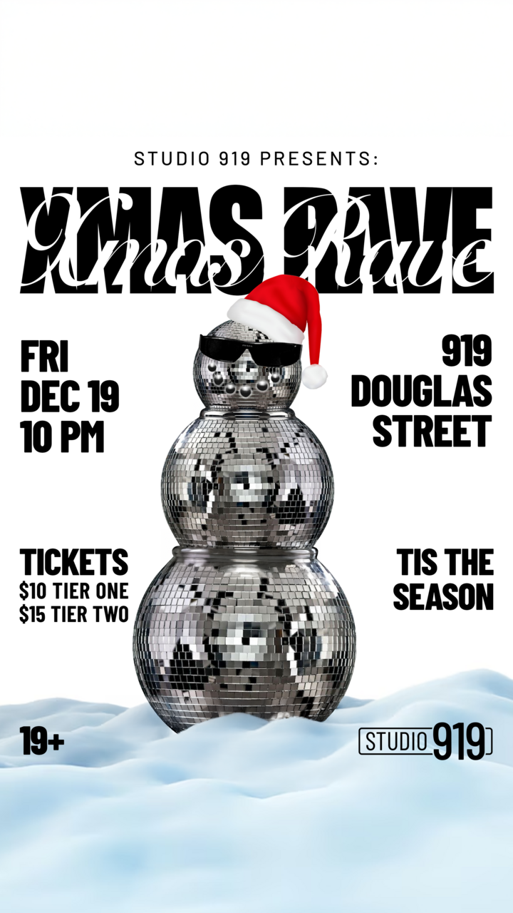 Xmas Rave - May 6th @ Studio 919