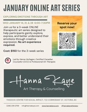 January Online Art Series: Exploring Emotions Through Art - Jul 15th @ Online