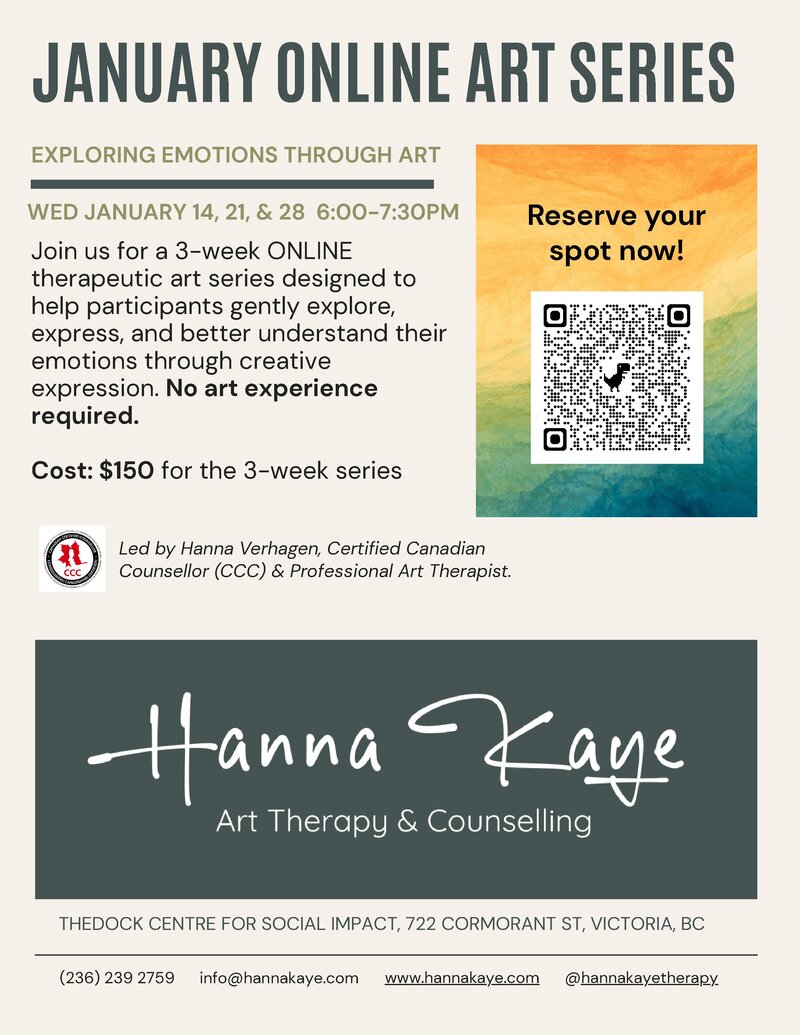January Online Art Series: Exploring Emotions Through Art - May 6th @ Online