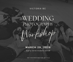 Wedding Photography Workshop - Jul 15th @ University of Victoria
