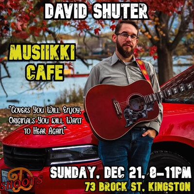 David Shuter - May 8th @ Musiikki Caf&eacute; & Whiskey Bar