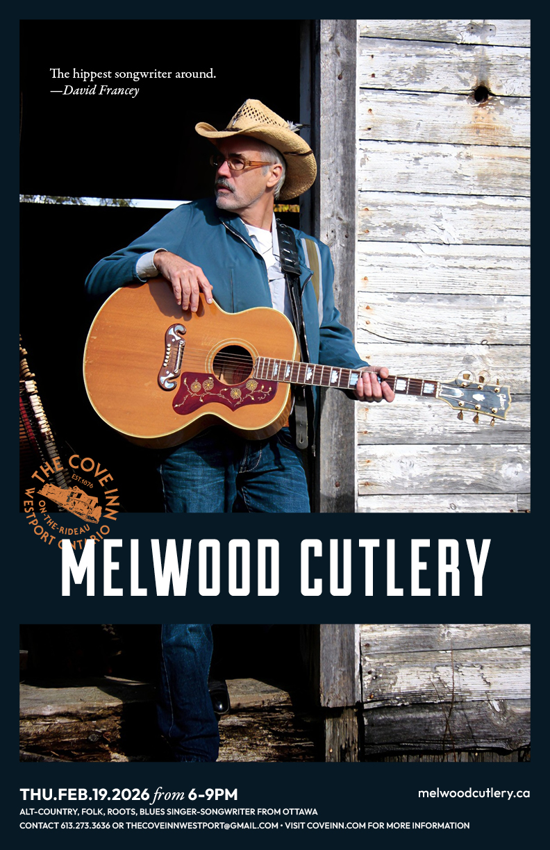 Original Thursdays: Melwood Cutlery @ The Cove Inn Feb 19 2026 - Jun 3rd @ The Cove Inn
