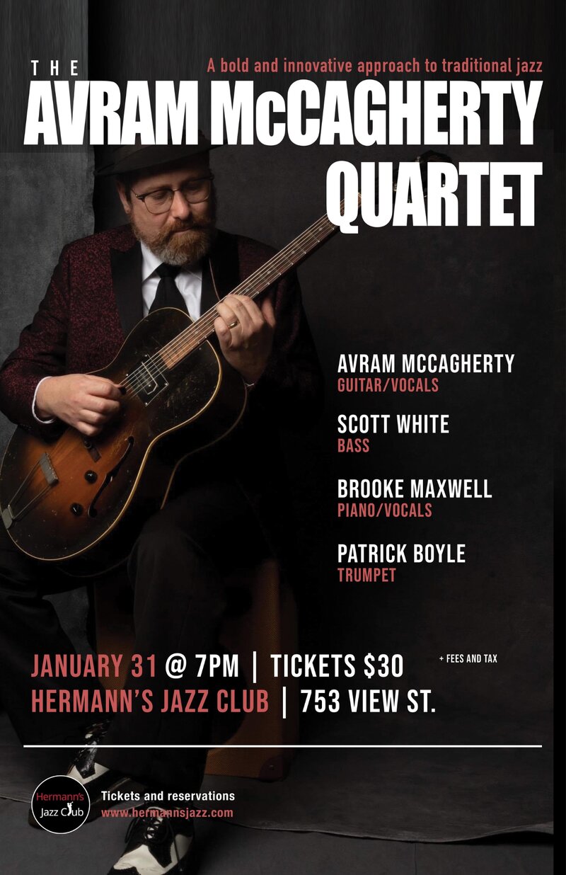 Avram McCagherty Quartet - May 7th @ Hermann's Jazz Club