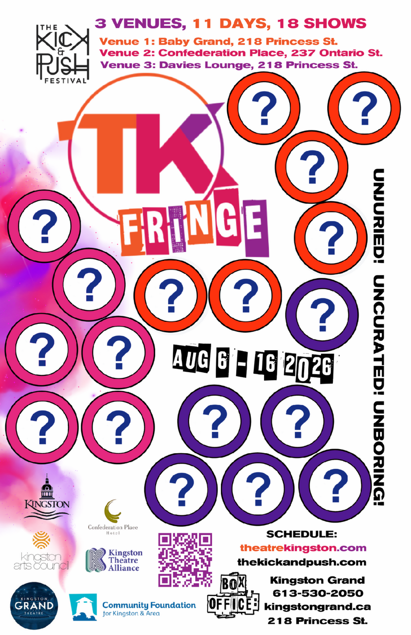 TK FRINGE Festival 2026 Lottery - May 12th @ Various