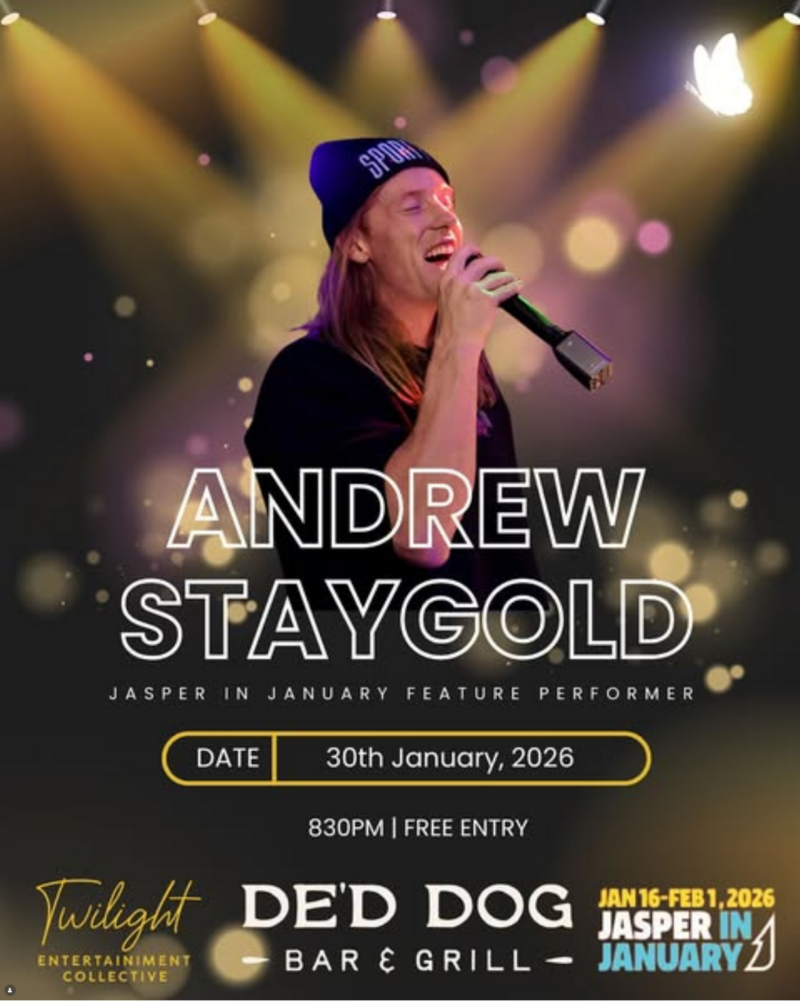 Jasper in January with Andrew Staygold - May 16th @ De'd Dog Bar & Grill