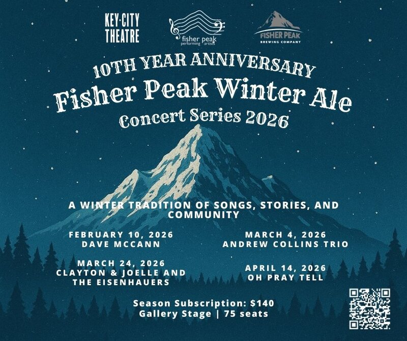 Fisher Peak Winter Ale Concert Series: Dave McCann @ Key City Theatre - Feb 10, 2026