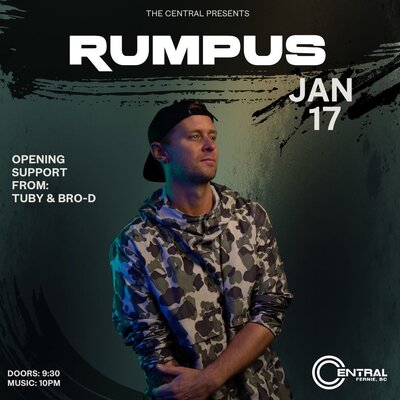 Rumpus Live at the Central @ The Central - Nightclub & Bar - Jan 17, 2026