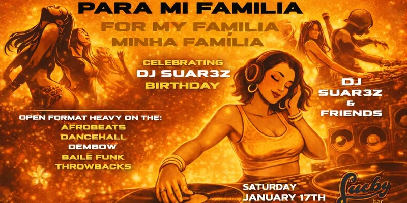 @ Lucky Bar Jan 17 2026 - May 11th @ Lucky Bar