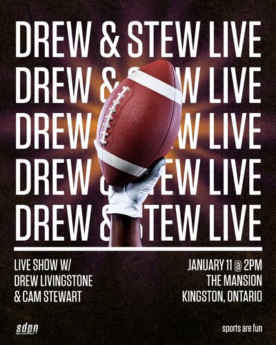 Drew and Stew Podcast Live - May 2nd @ The Mansion
