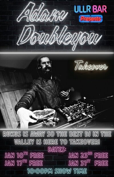 Adam Doubleyou Takeover at Ullr Bar - May 6th @ Ullr Bar
