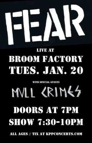 Fear, MVLL CRIMES @ Broom Factory Jan 20 2026 - May 6th @ Broom Factory