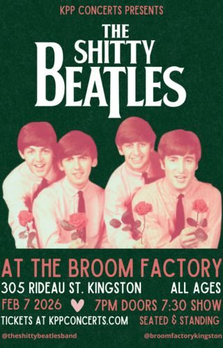 The Shitty Beatles @ Broom Factory Feb 7 2026 - May 6th @ Broom Factory