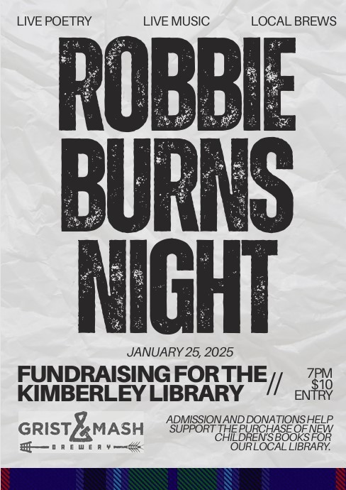 Robbie Burns Night - May 6th @ Grist and Mash Brewery