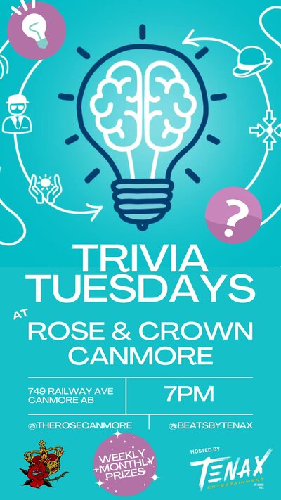 Trivia Tuesday at Canmore Rose! - May 1st @ Canmore Rose and Crown