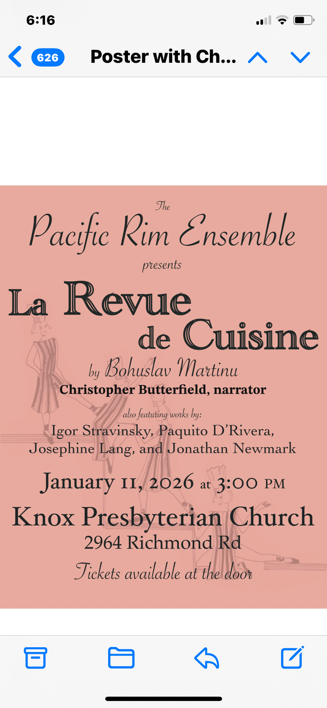 La Revue de Cuisine - May 7th @ Knox Presbyterian Church