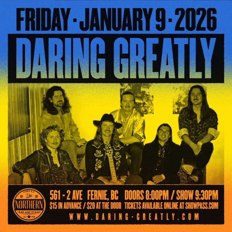 Daring Greatly at The Northern - first show of 2026! - May 6th @ Northern Bar & Stage