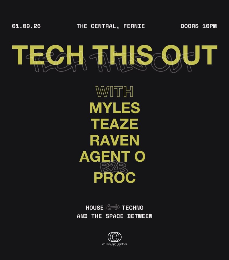 TECH THIS OUT - Jun 3rd @ The Central - Nightclub & Bar