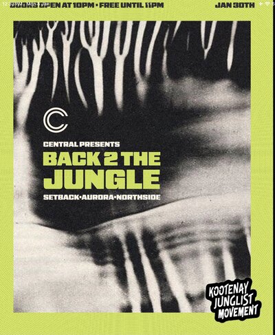 Back 2 the Jungle @ The Central - Nightclub & Bar - Jan 30, 2026