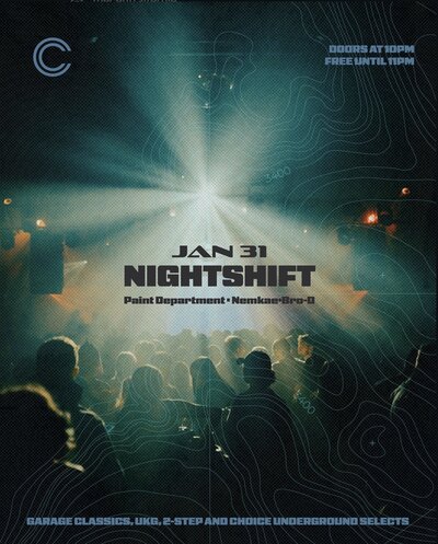NightShift - May 6th @ The Central - Nightclub & Bar