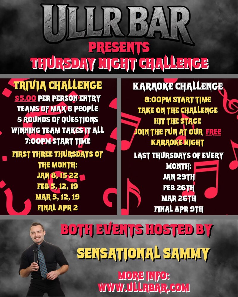 Thursday Night Trivia Challenge! - May 6th @ Ullr Bar