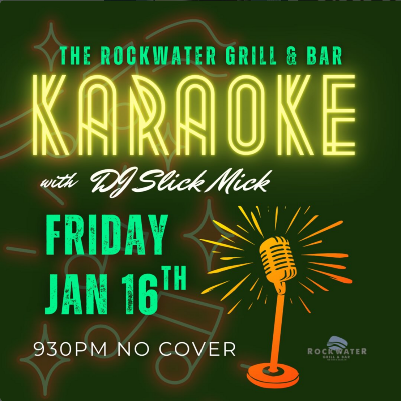 Karaoke at the Rockwater! - May 21st @ Rockwater Grill & Bar