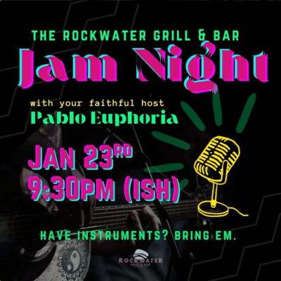 Jam Night - May 8th @ Rockwater Grill & Bar