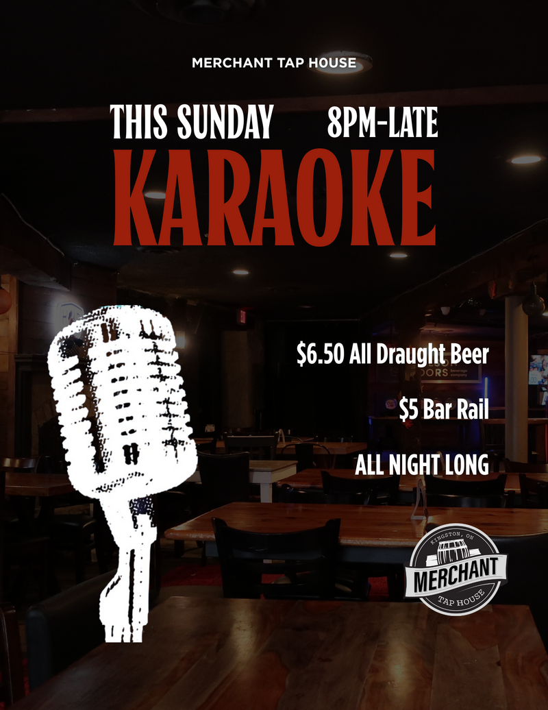 Karaoke Night @ The Merchant Tap House - Jan 11, 2026