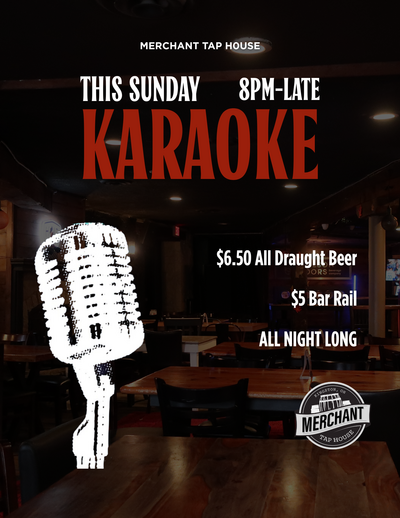 Karaoke Night @ The Merchant Tap House - Jan 11, 2026