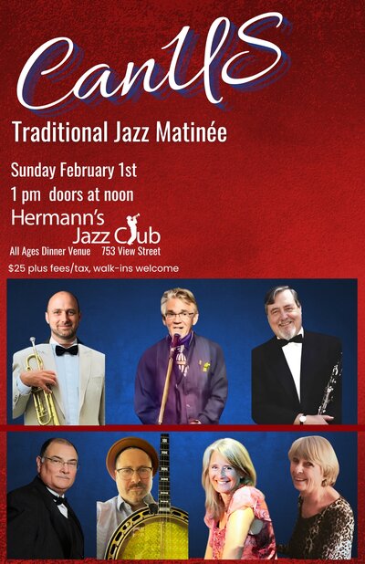 CanUS | Trad Jazz Matin&eacute;e - May 7th @ Hermann's Jazz Club