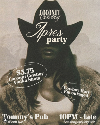 Tommy's Coconut Cowboy Apres Party 🥥 - May 6th @ Tommy's Neighbourhood Pub