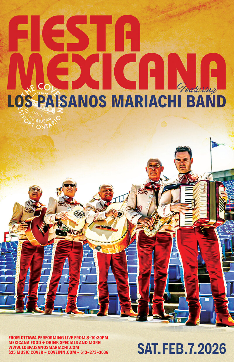 Fiesta Mexicana: Los Paisanos Mariachi Band @ The Cove Inn Feb 7 2026 - Jul 28th @ The Cove Inn