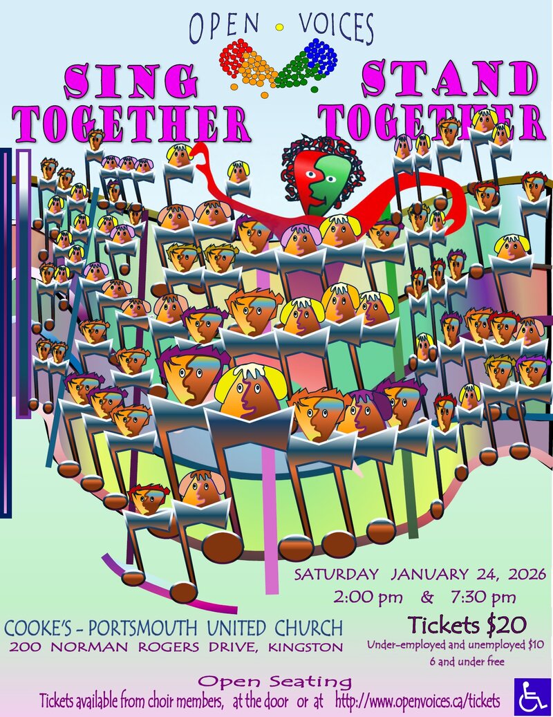 Sing Together, Stand Together: Open Voices Community Choir @ Cooke's-Portsmouth United Church - Jan 24, 2026