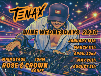 Wine Wednesday with Tenax! - May 6th @ The Rose and Crown (Banff)
