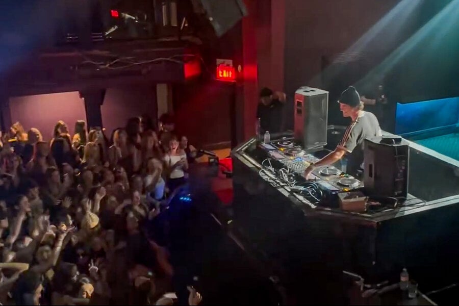 Love Island USA star Nic Vans performs DJ set at Stages Nightclub