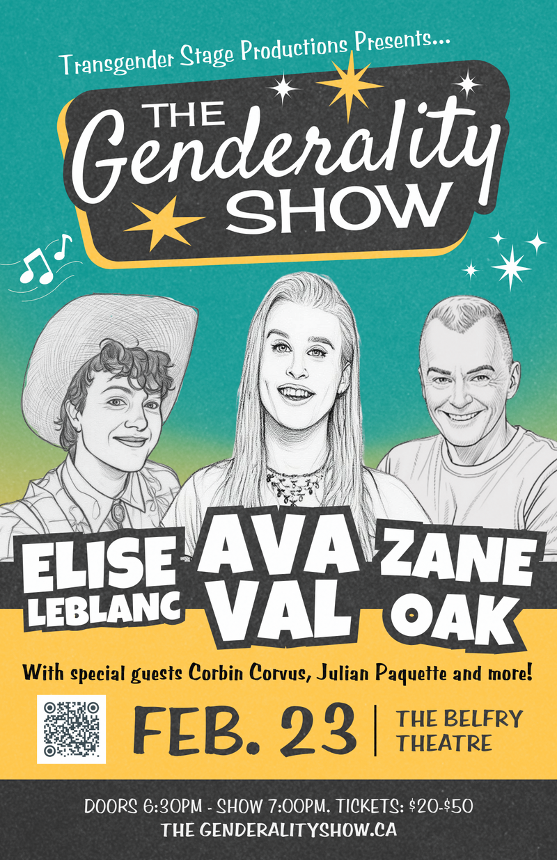 The Genderality Show - May 12th @ Belfry Theatre