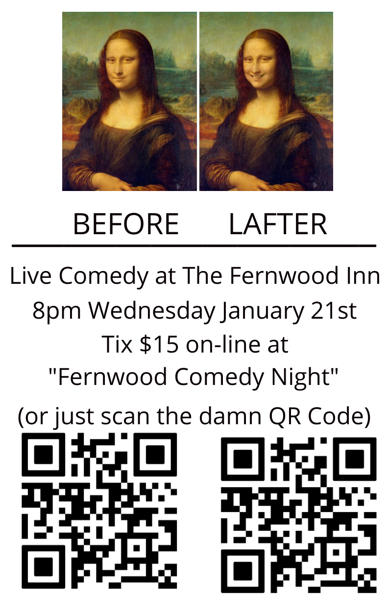 Fernwood Comedy Night (January 2026) - May 11th @ Fernwood Inn