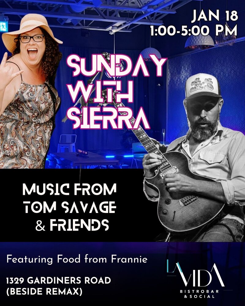 Live Music Sunday with Sierra and Friends - May 6th @ La Vida Bistrobar and Social