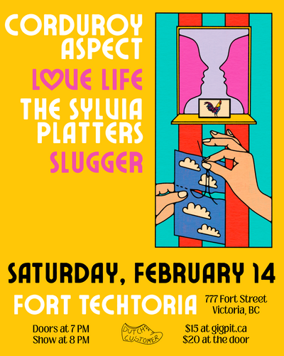 Corduroy Aspect, Love Life, The Sylvia Platters, and Slugger - May 6th @ Fort Tectoria