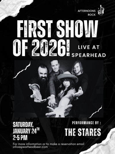 The Stares - &ldquo;First One of 2026&rdquo; - May 6th @ Spearhead Brewery