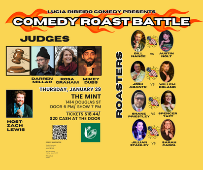 Comedy Roast Battle - May 6th @ The Mint