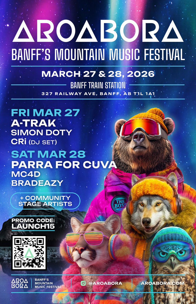 Aroabora Music Festival: Day 2 - May 30th @ Banff Train Station