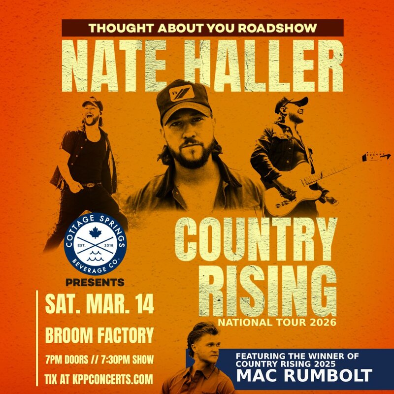 Nate Haller,  Mac Rumbolt @ Broom Factory Mar 14 2026 - May 6th @ Broom Factory
