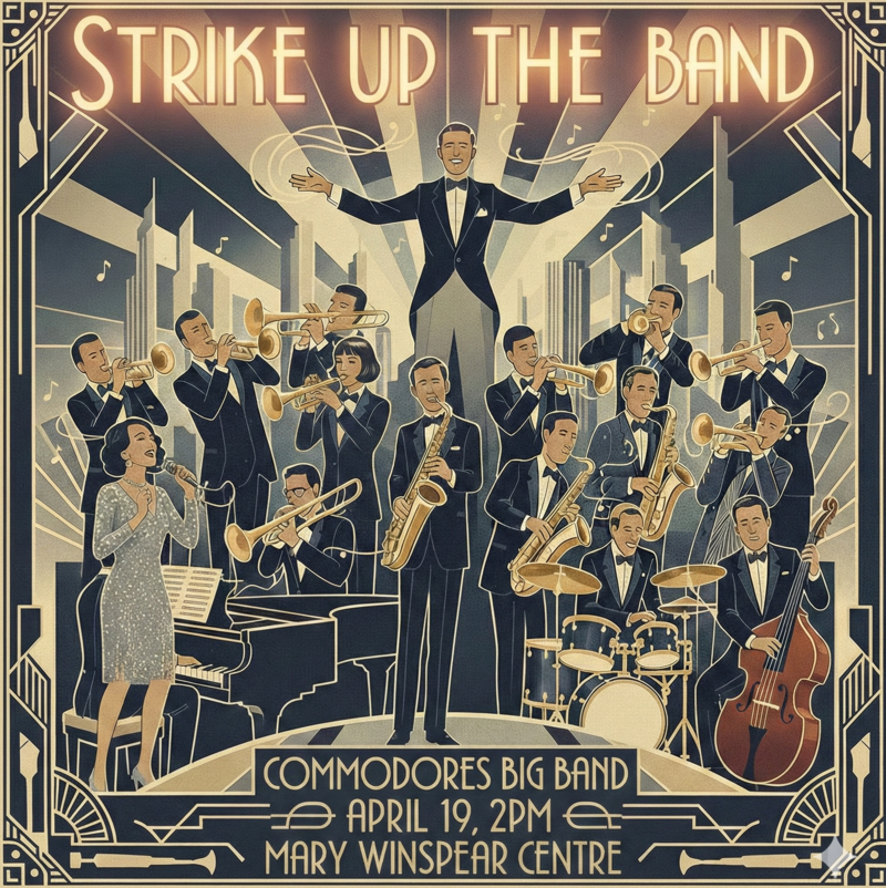 Strike Up the Band with The Commodores Big Band! - May 6th @ Mary Winspear Centre