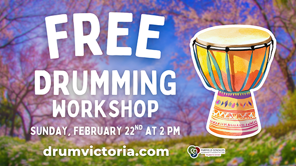 Free Drumming Workshop (Feb) - May 6th @ Fairfield Gonzales Community Association - Garry Oak Room