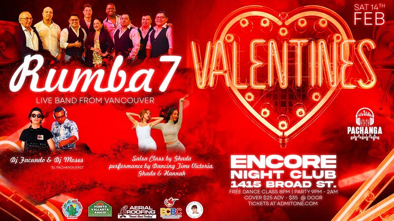 VALENTINE’S RUMBA LATIN NIGHT @ Encore - Feb 14, 2026